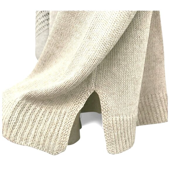 Max Studio Womens Plus Beige Knit Crew Neck Open Weave Dolman Sweater Sz 2X New - Picture 5 of 10